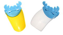 SYGA Faucet Sink Handle Extender Baby Bathroom Accessory, Excellent Hand Washing Guide for Babies, Toddlers, Kids and Children -4 Pieces (Silicone, Standard Size, Multicolour)