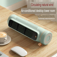 SYGA Summer New Fan Household Vertical Electric Fan Bedroom Circulation Fan Desktop Mute Floor Fan (Green)