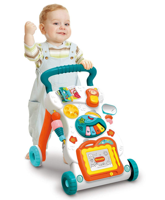 SYGA Seat Stand Educational Toys Baby Walkers Children's Musical First Steps Baby Walkers Riding Outdoors Sports Toys with Balance for Children Development