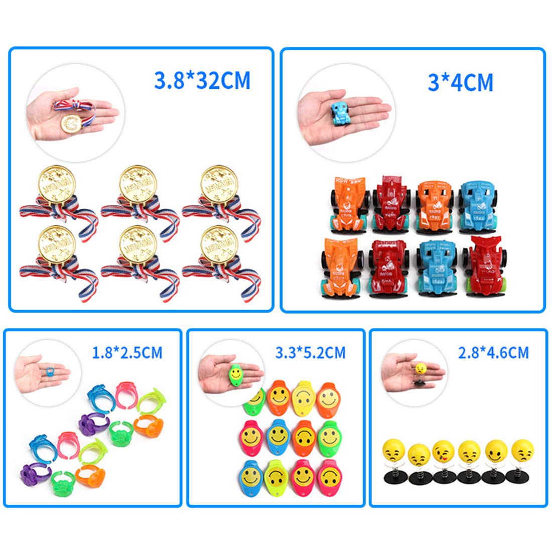 SYGA 150 Pcs Small Party Favor Prizes for Kids Boys Girls - Carnival Prizes Treasure Box Toys for Birthday Carnival, Bulk Party Toy Assortment for Classroom