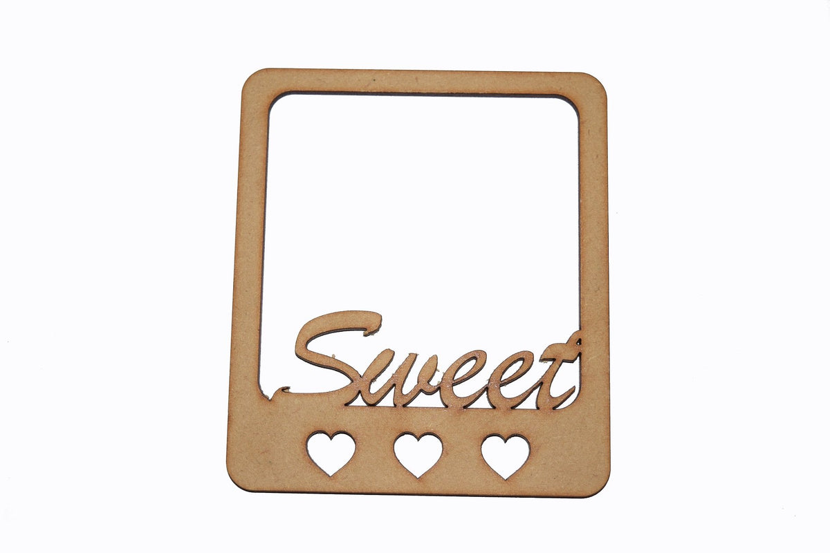 SYGA Sweet Letter with Hearts Scrapbook Decorative Wood Craft Items