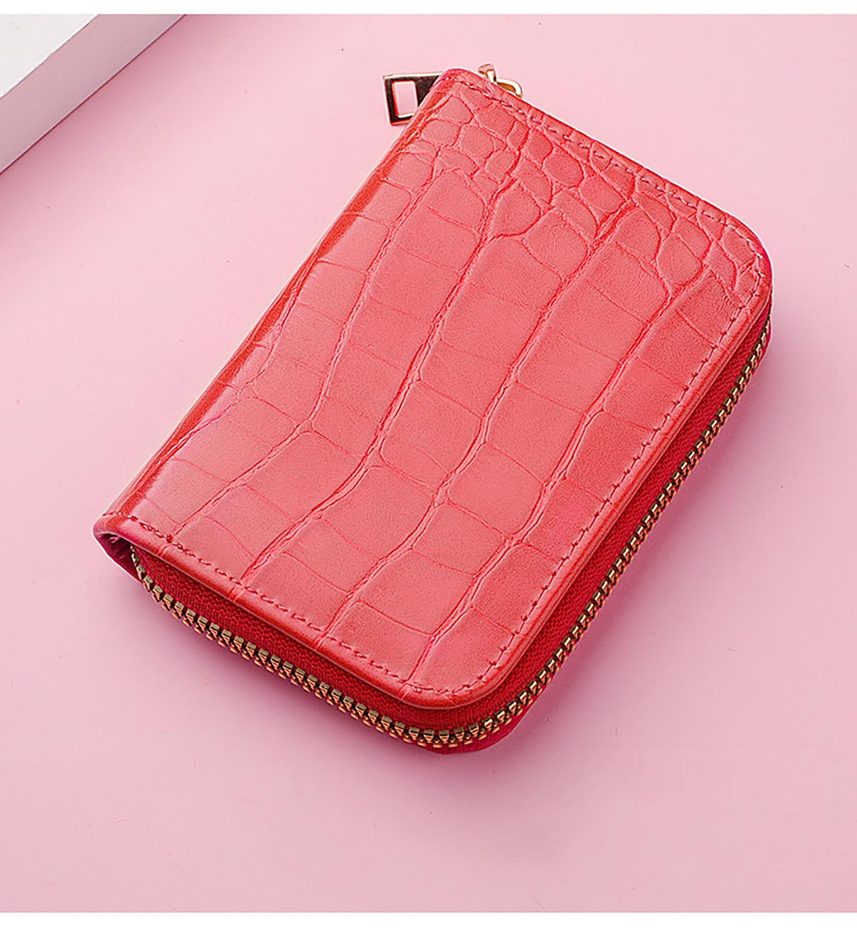 SYGA Women's Card Holder Coin Purse Multi-Card Slot Pu Pickup Case Zipper Small Wallet Driver's License Bag