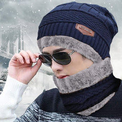 SYGA Unisex Winter Cap for Woolen Neck and Ear Proction Hat Arrow Style Above 15 Years - Black
