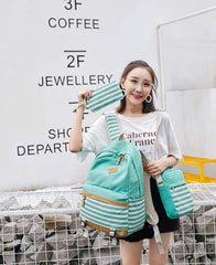 MOMISY Backpack Purse Combo Women Multipurpose Rucksack Design Handbag Shoulder Bag and Coin Purse/Pouch 3 in 1 Travel Daypack Bag Ladies Girls College School Bag - Green