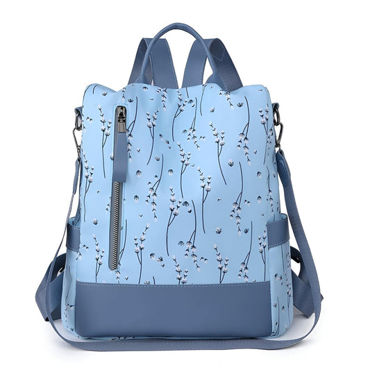 SYGA Women's Floral Backpack – Breathable Travel Bag with Soft Build and Smart Storage
