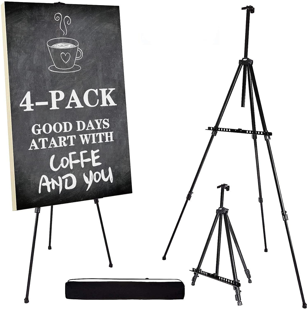 SYGA Adjustable Aluminium Artist Display Easel Stand with Black Carry Case