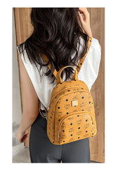 SYGA Floral Large Backpack ladeis Bag Large Capacity Women's Backpack Brown