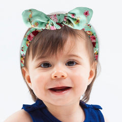 MOMISY Girl's Headbands Turban Knotted Synthetic Hairband for Girls-4 Piece