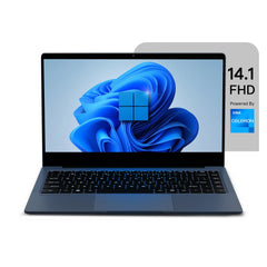 Neopticon BrowseBook 14.1" FHD IPS Laptop | Best Student & Office Work Laptop | Celeron N4020 | 4GB RAM | 128GB SSD | Windows 11 | 38Wh | 1.3kg | Grey