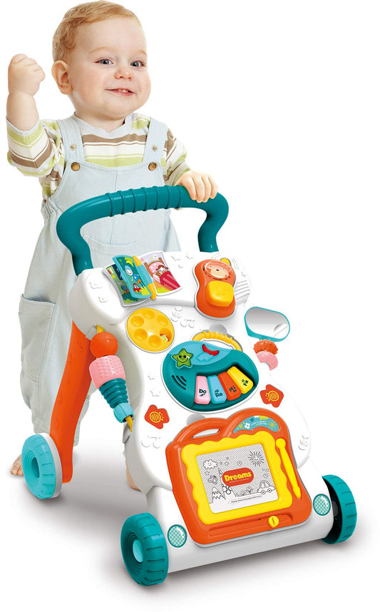 SYGA Seat Stand Educational Toys Baby Walkers Children's Musical First Steps Baby Walkers Riding Outdoors Sports Toys with Balance for Children Development