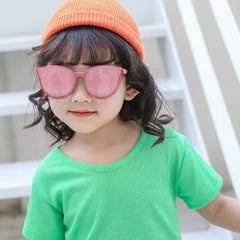 SYGA Kids Sunglasses, Modern Stylish Eyewears for Boy's and Girls, Suitable for Age 4 to 12 Years (Black)
