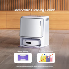NARWAL Freo Z Ultra Robot Vacuum & Mop, 12000Pa Suction, Dual RGB Cameras, AI Avoidance, Adaptive Hot-Water Self Wash, Self-Emptying, Pet Hair, Quiet, Google Home, Alexa, Siri Compatible