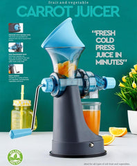 ROMINO Juice Maker Machine - Orange Juicer, Fruit Juicer Machine With Steel Handle, Manual Hand Press Citrus & Pomegranate Juicer for Home, Plastic Juice Maker for Sweet Lime, Mosambi & Anar