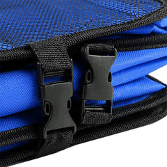 SYGA Insulation Storage Picnic Bag Heavy Shopping Organizer Foldable Storage Bag_Blue