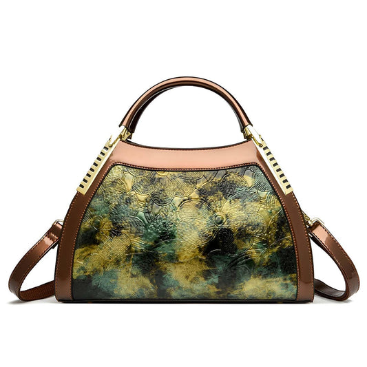 SYGA Elegant Women Printed Shell Handbag – Stylish Crossbody & Shoulder Bag With Zipper Closure
