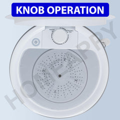 HOMEAPPY Latest Mini Washing Machine || Single Tub Portable Washing Machine with Anti Bacterial Function of Blue UV Light Rotary Controller for Compact Laundry || Washing Underwear Baby Clothes