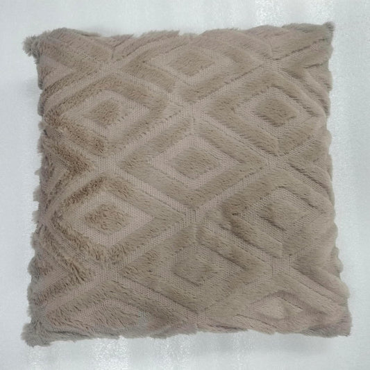 MOMISY Corduroy Cushion Throw Pillow Covers, Diamond, 45 x 45 cm, 18 x 18 inch (2, Khaki2)