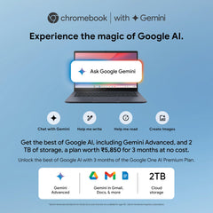 ASUS Chromebook CX1405, Intel Celeron N4500, 8GB RAM, 128GB, FHD 14"(35.56cm), Chrome OS, Quiet Blue, 1.4Kg, CX1405CKA-S60394, Intel UHD Graphics, 42WHrs, Thin & Light Laptop