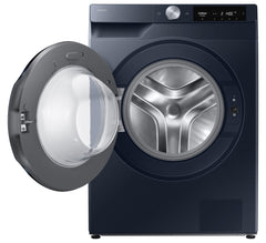 Samsung 12 kg, 5star, AI Control, AI Ecobubble, Super Speed, Wi-Fi, Hygiene Steam with Inbuilt Heater, Digital Inverter, Fully-Automatic Front Load Washing Machine (WW12DG6B24ASTL, Navy)