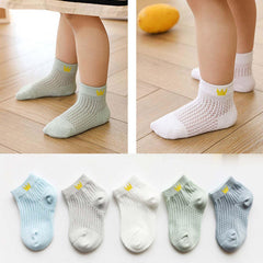 MOMISY 5 Pairs Tube Socks for children Toddlers Infant Baby Girl Boys (ThinCrown-Boys, 6 Year to 8 Year)