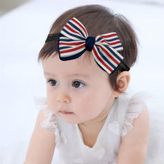 SYGA 3 Pcs Baby Girl Headband Strechable Bow Crown Flower Soft Hairband Suitable For 0-3 Years (Color 11)