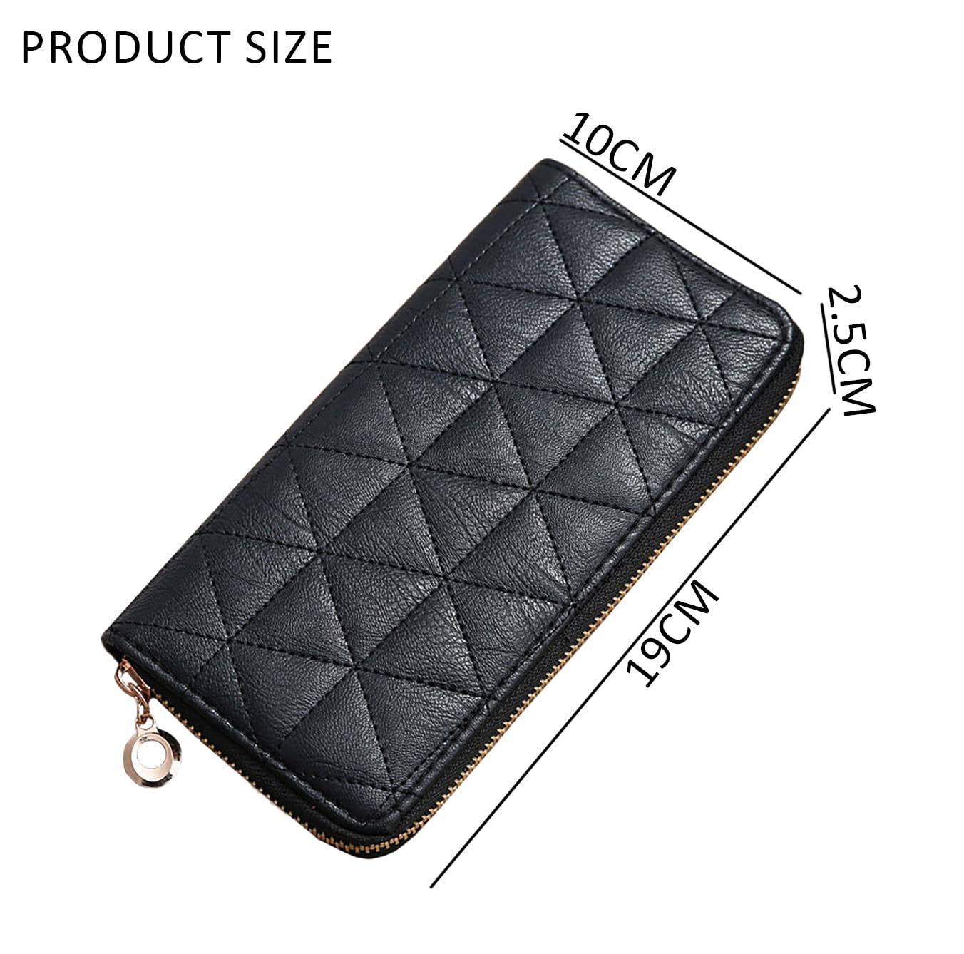 SYGA Women's Wallet Multi-Card Pocket Clutch Large-Capacity Mobile Phone Bag Card Holder