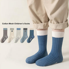 MOMISY Children's Socks, 5 Pairs, Baby and Kids Size (IN, Age, 1 Year, 3 Years, 3StripesSports)