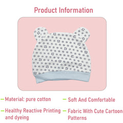 SYGA Newborn Baby Hat Cotton Beanie Hat Elastic Cap for Toddler Print Infant Hat Newborn Caps 15 * 13 cm