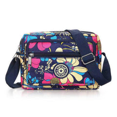 MOMISY Women Mobile Messenger Bag Ladies Nylon Multicolor Shoulder Bags Small Cross Body Long Strap Purse