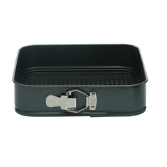 Syga Set Of 3 Circle, Square And Heart Shape Spring Form Cake Tin Mould - Black