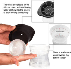 SYGA Ice Cube Trays?Ice Cube Mold, Suitable for Iced Vodka, Whiskey, Scotch Whiskey, Cocktail, Tequila and Other Mixed Drinks