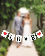 SYGA Love Banner, Wedding Banner, Wedding Love Banner Party Photo Booth Props