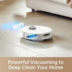 DREAME L10 Prime Robot Vacuum and Mop, Self-Cleaning Dual Mop Pads with Auto Drying, 3L Clean/Used Water Tank, 7mm Mop Lifting for Carpets, LDS Navigation with 3D Mapping, WiFi/App Control