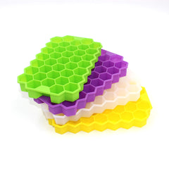 SYGA Soft Honeycomb Ice Cube Trays Silicone Ice Mould (Random Color)