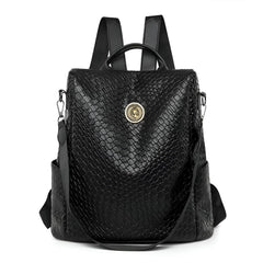 SYGA Women's New Woven Pattern Large Capacity Backpack