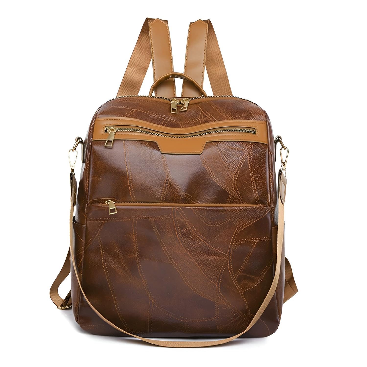 SYGA Women's Backpack With Printed Design, Crossbody Travel Bag