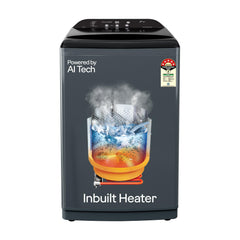 Godrej 8 Kg 5 Star AI Powered, Inbuilt Heater, Fills Tub At ~0 Water Pressure, Fully Automatic Top Load Washing Machine (WTEON ADAC 80 5.0 FEFH GLGR, Glacial Grey)