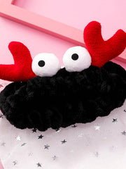 MOMISY Elastic Women's Lovely Hair Band Wash Face Spa Headband-Washable Facial Band Makeup Wrap Headbands Fits All Head Sizes (Elk Black)
