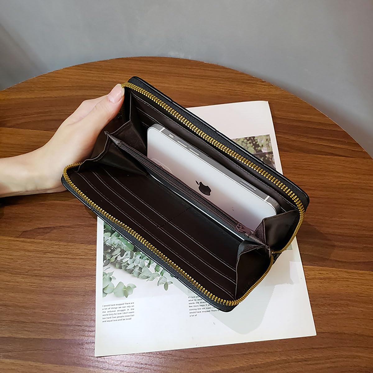 SYGA Diamond Wallet Women's Long Style Large Capacity Clutch Bag Zipper Women's Wallet Ins Style