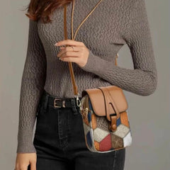 MOMISY Mobile Phone Crossbody Sling Bag, Multi-colour Leather Card Holder Wallet shoulder bag