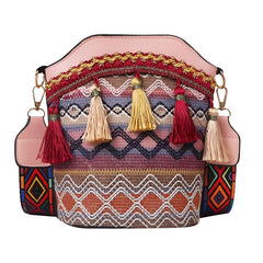 SYGA Sling Bag For Women's Pu Material With Bucket Type, Crossbody Ethnic Style Bag