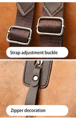 MOMISY Multi-Purpose Backpack Trendy Korean Version Backpack Large Capacity Leisure Travel Bag (Brown)