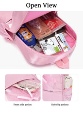 SYGA Girls Ballet Dance Theam Schoolbag, large capacity, Breathable Backpack For Training Class And Primary School Students (Pink)