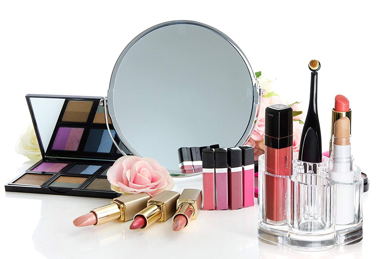 SYGA 1 Piece Acrylic Lipsticks Nailpolish Storage Organizer