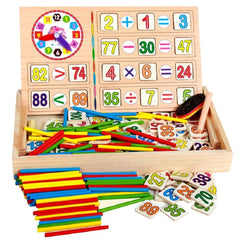 SYGA Wooden Mathematics Learning Toy Kid Educational Math Calculate Game Toys