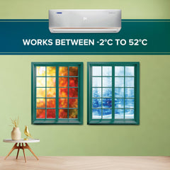 Blue Star 2 Ton 3 Star Hot and Cold, Inverter Split AC (Copper, Convertible 5 in 1 Cooling, 4 Way Swing, Multi Sensors, Dust Filter, Blue Fins, Self Diagnosis, IC324DNUHC, White)