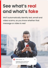 McAfee Total Protection 2025 | 1 Device, 1 Year | Antivirus Internet Security Software | Scam Protection & Identity Monitoring Included | PC/Mac/Android/iOS | Email Delivery
