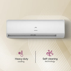Godrej 2 Ton 3 Star, 5 Years Comprehensive Warranty, AI Powered, 5-In-1 Convertible Cooling, Self Clean Inverter Split AC (Copper, 2025 Model, Heavy Duty Cooling At 52 Â°C, AC 2.0T EI 24I3T WZS, White)