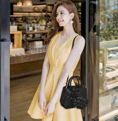 SYGA Women's Bag PU Leather Flower Handheld Shoulder Bag Cute Bag (Black Style Two)