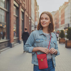 MOMISY Cell Phone Holster Bag-Red